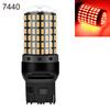 2 stk Canbus 1156/7440 3014 144SMD LED-blinklys for bil Bremselampe