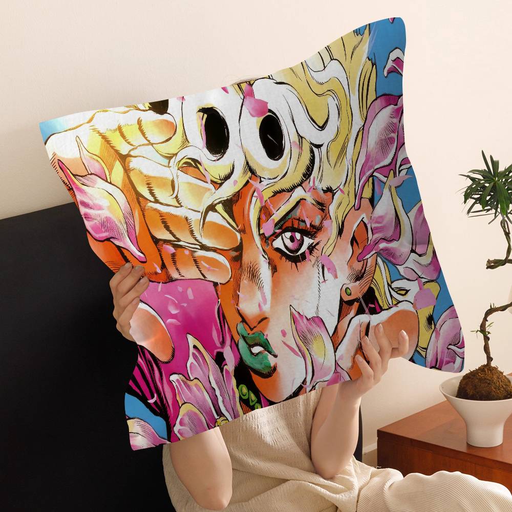 Anime JoJo Bizarre Adventure Pillow Anime Pillow Sofa Bed Head Pillow Cover Cushion Cover 45x45 cm Fashion