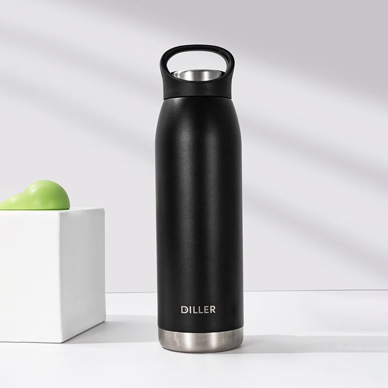 Diller Bärbar Rostfri Stål Isolerad Sportflaska