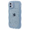 JTW Series for iPhone 12 Case Wavy Edge Star Sequins Epoxy Phone Cover