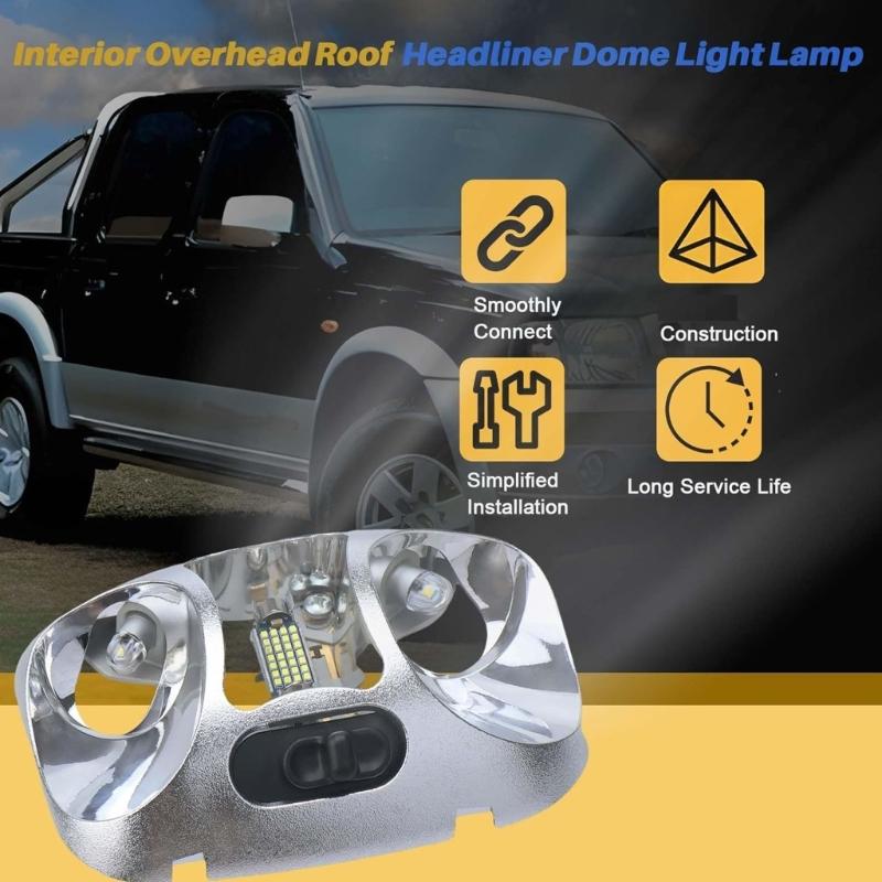 High Brightness Automotive LED Dome Light Assembly Suitable for F37Z-13776-B F37Z13776B Interior Overhead Reading Lamp