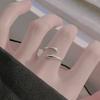 925 Sterling Silver Women's Luxury Open Index Finger Ring - Minimalist Cold Aesthetic