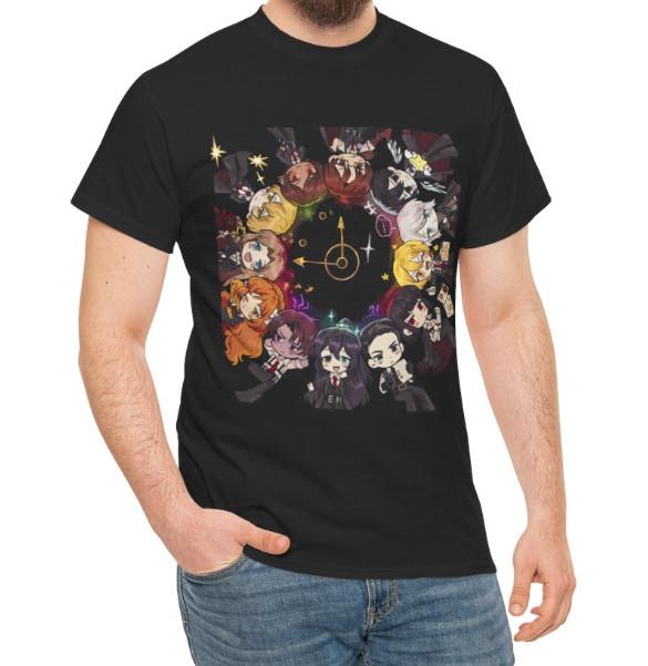 Limbus Company Karakter T-shirt Unisex Chibi Stijl Unisex Gaming Anime T-shirt