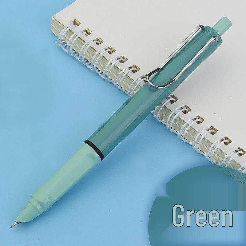 Ergonomic Student Pen with 0.38mm Tip & Replaceable Ink: Ideal for Learning, Calligraphy, and Homework
