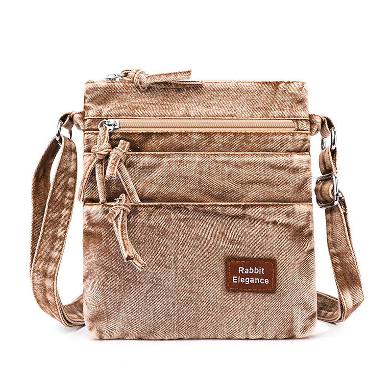 Retro and Fashionable Multi-layered Crossbody Phone Bag, Casual Single-shoulder Women's Bag