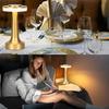 Metal LED Table Lamp, Retro Gold Touch Sensor Lamp, 2000 mAh Rechargeable Battery, 3-Level Dimmable Warm Light, Night Light for Kids
