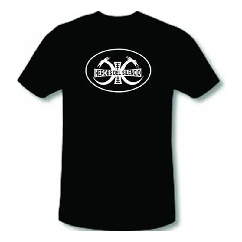 Camiseta Negra De Heroes Del Silencio Band S