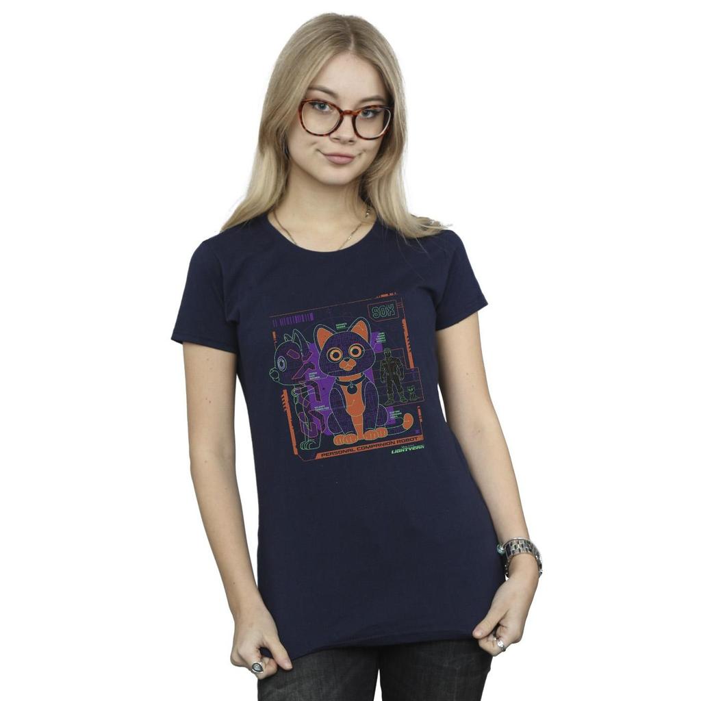 Disney Womens/Ladies Lightyear Sox Technical Cotton T-Shirt
