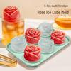 Food-Grade Silicone Ice Cube Tray with Lid