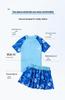 Costume da bagno due pezzi a taglie forti da bambina ad asciugatura rapida - Personalizzabile