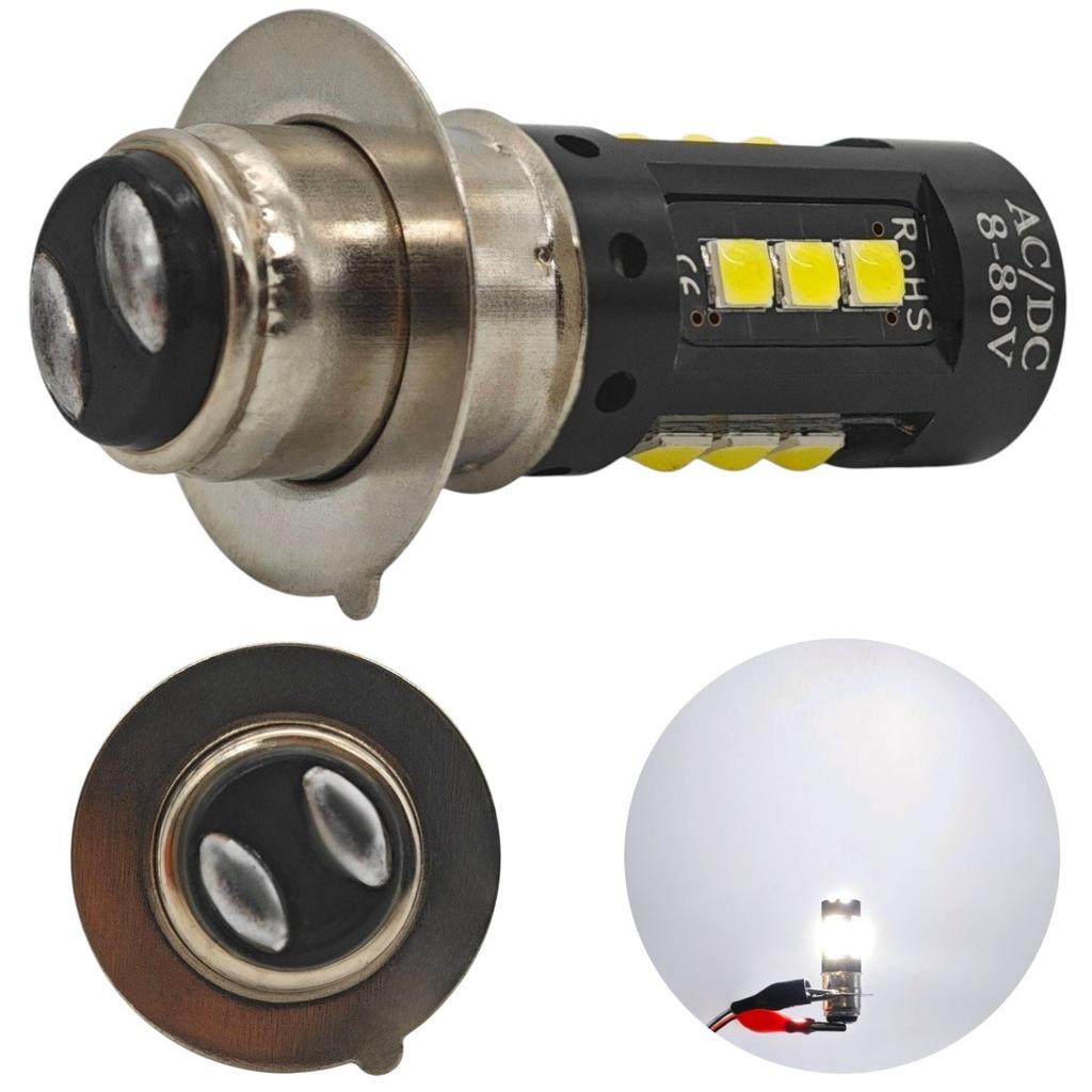 P15D LED Bulb H6M, T19, PX15D 8-80V White 1200lm Powerful Off-Road