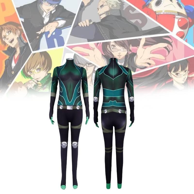 Persona 5 Navi Sakuna Cosplay Jumpsuit For Gaming Character Role Play Unisex