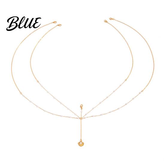 Tassel Waist Chain Chain Adjustable Sexy Style with Oil-Dropping Flower