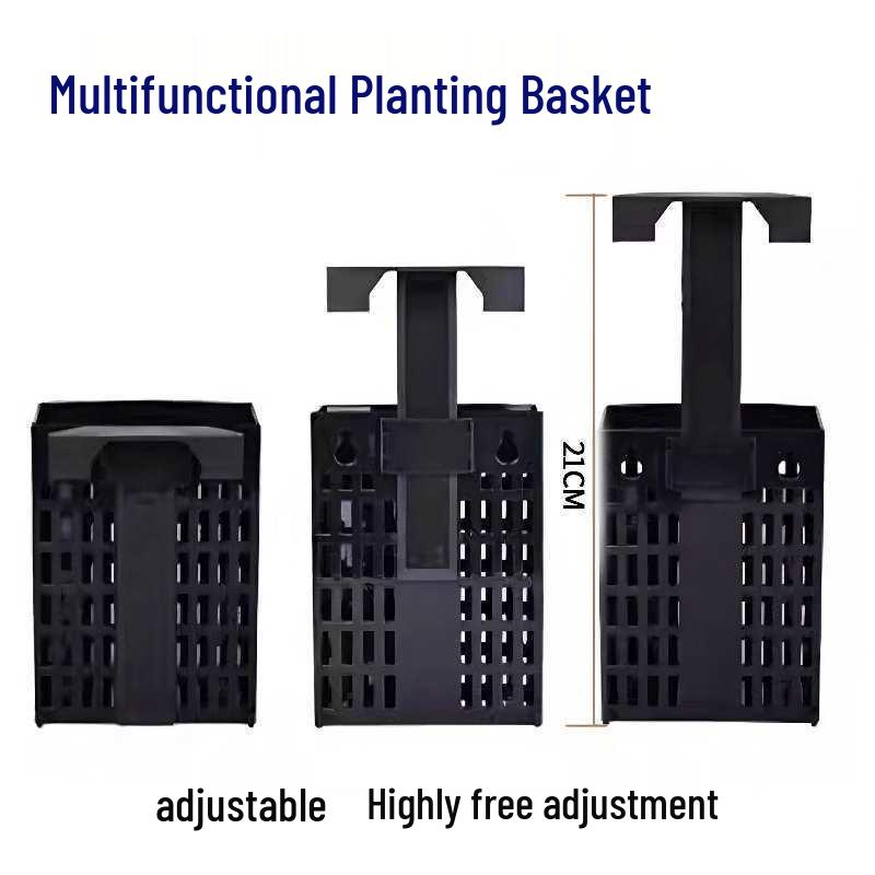 Adjustable Acrylic Hydroponic Basket for Large Fish or Turtle Tanks