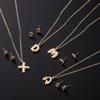 European and American Fashion Versatile, Bubble 26 Letter Necklace Set Women's Exquisite Gift Jewelry