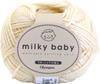 Olympus Milky Baby Yarn Medium Thick Cream 40g 114m Set of 6 Balls Col.11 Approx.