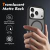 PET Screen Protector Skin Feel Magnetic Phone Case For iPhone 17 Pro Max Air TPU Frame Translucent Frosted Acrylic Cover Fundas
