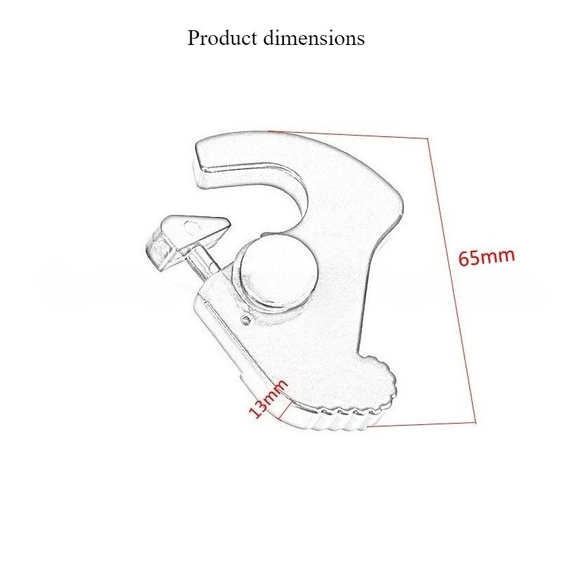 Motorcycle Backrest Fastening Clip Quick Release Bracket Accessory for Harley Touring Road King Sportster XL883 XL1200 883 1200