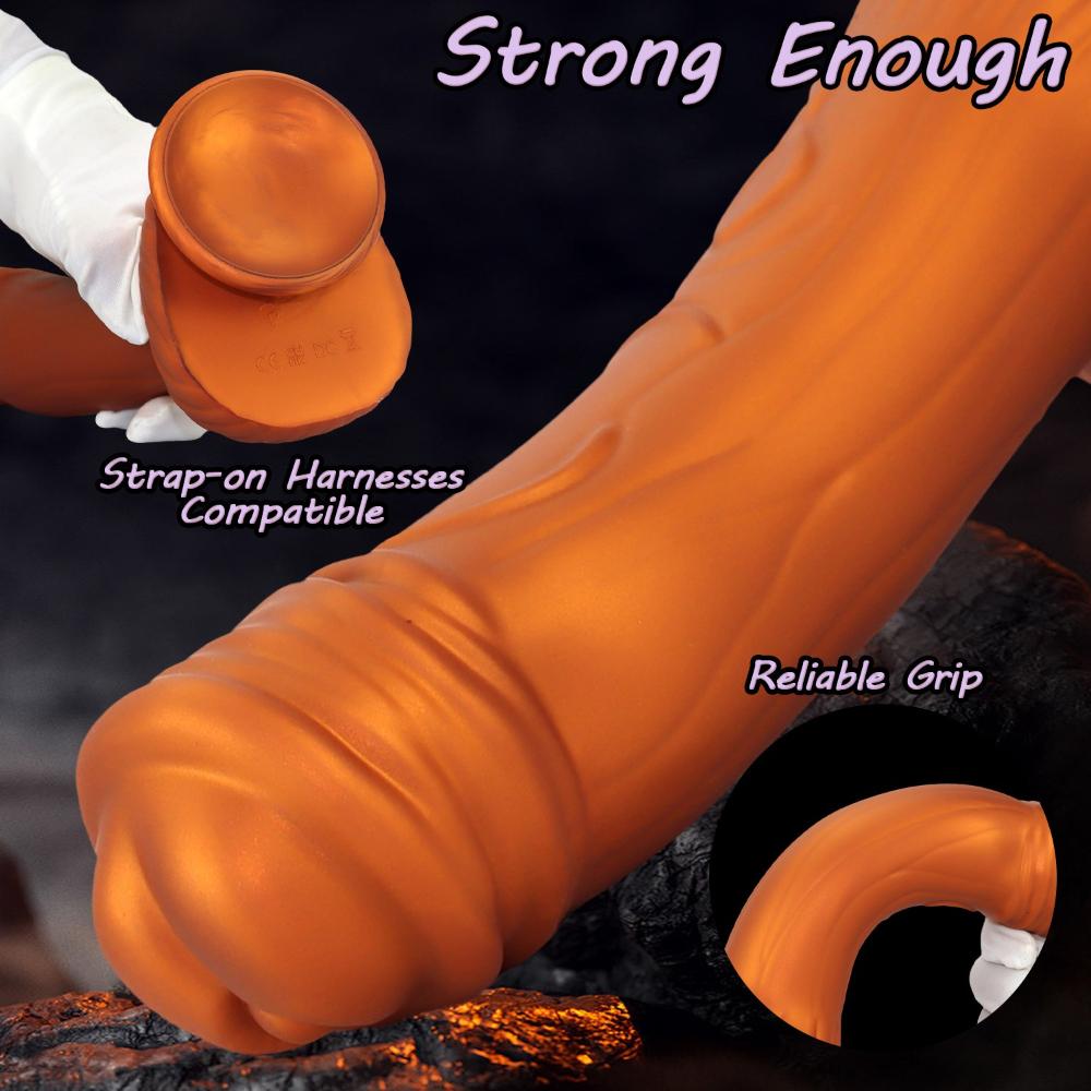 Silicone Realistic Dildo for Women & Men - Flexible Anal Plug for Pleasure, BDSM & Couples Play