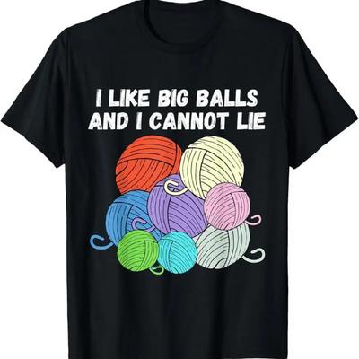 Crochet T Shirt For Women Funny Knitting Saying