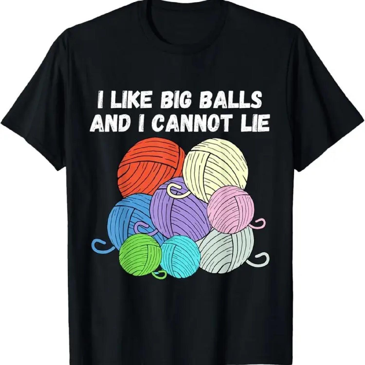 

Crochet T Shirt For Women Funny Knitting Saying XXXXXL різнокольоровий