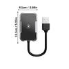Plugs Play Cabled to Wireless Dongle Converter Adapter Quick Installation For Phone Fast Auto Pairing Enjoy Cable Frees