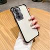 For Oppo Reno12 Case OPPO Reno 12 Pro Cover CPH2625 CPH2629 Phone Case Soft Bumper Shockproof Protect Cover Clear Electroplate