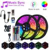 RGB LED Strip Lights 600LEDs 5050RGB Light Strip IP65 Waterproof LED Tape Light APP Control Adjustable Brightness Timing Function