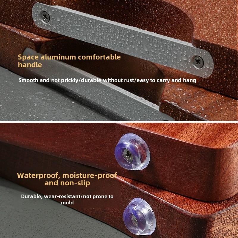 Solid Wood Chopping Board Whole Wood Cutting Ebony Cutting Board Antibacterial Anti-mould Household Kitchen Plate