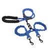 Dual Dog Leash Anti Tangling 360 Degrees  Swivel Joint Shock Absorbing Night Reflective Double Ended Tandem Pet Leash