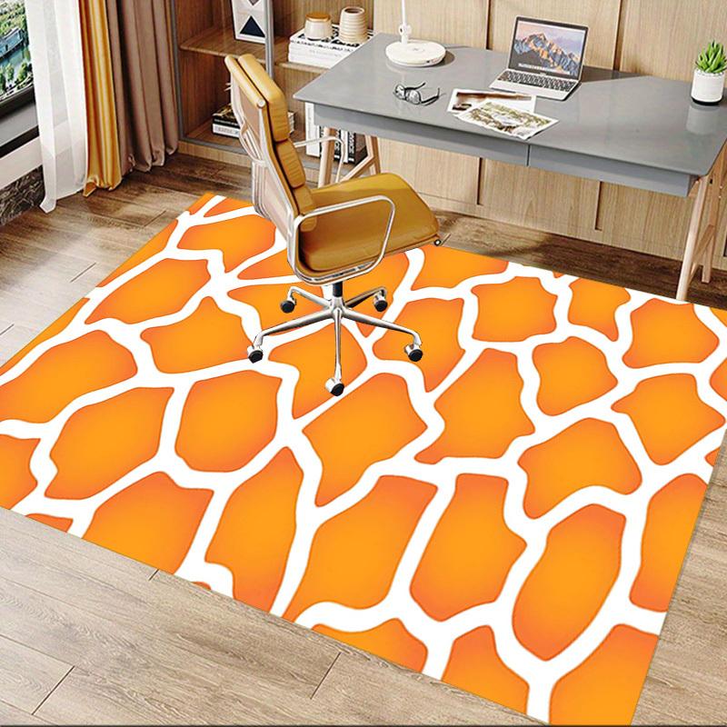 1PC Giraffe Print Extra Large Non Slip Floor carpet, Office, family, bedroom, Studio Large Area Rug Indoor Rugs, Vibrant Colors
