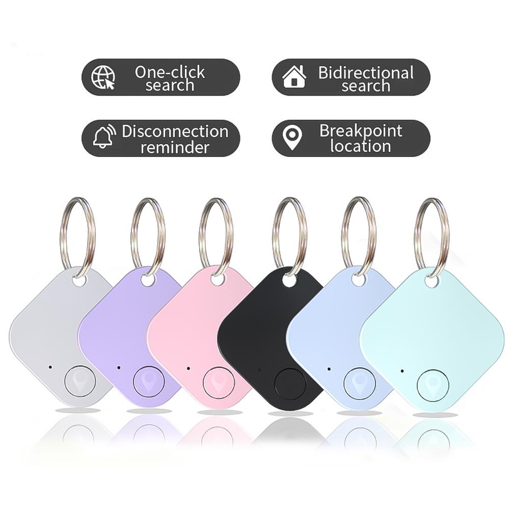 1PC Square Bluetooth Object Finder Locator Key Bag Mobile Phone Smart Bidirectional Alarm Tracker For IIS And Android