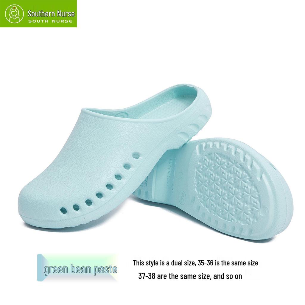 Non-Slip Closed Toe Surgical Slippers: Lab & Operating Room Protective Footwear for Nurses