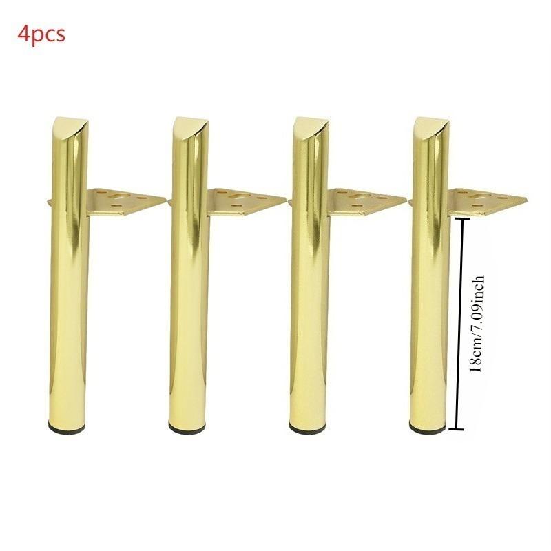 4pcs Furniture Legs Mounted Style Furniture DIY Replacement Feet Coffee Table Feet Metal Furniture Leg for Sofa Cabinet Side