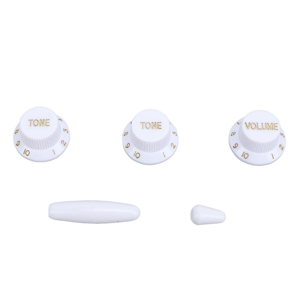 Guitar Potentiometer Knob Set Plastic Accurate Volume Tone Control Knob for Practice