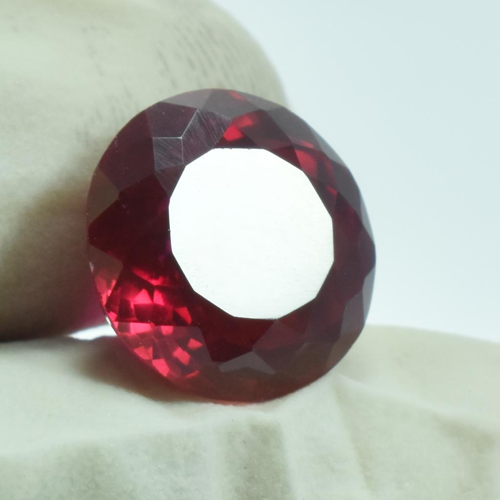 Natural Red Ruby Loose Gemstone 8.00 ct Round Shape for Jewelry Making and Gem Collections