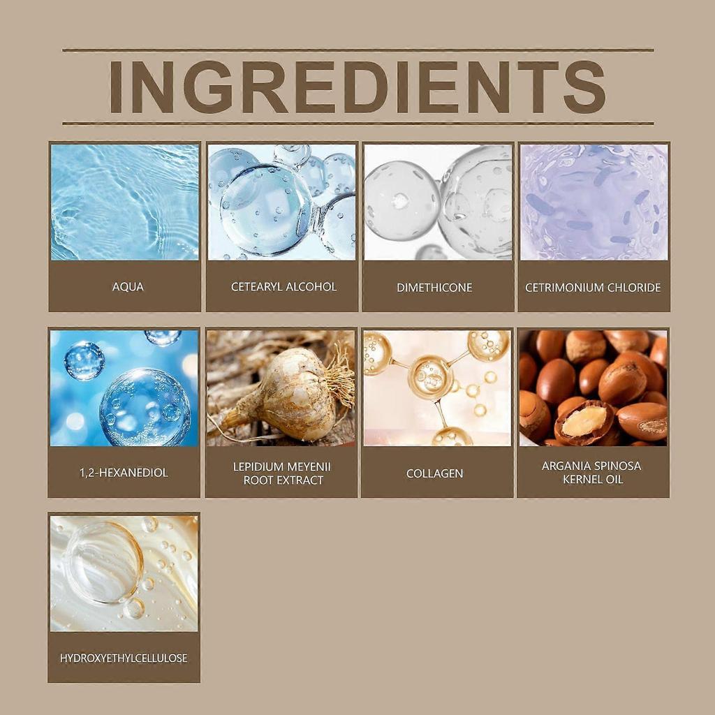 Hair Care And Color-Fixing Hair Mask Nourishes Hair, Makes Hair Smooth, Moisturizes And Locks In Color, And Makes Hair Light And Lustrous