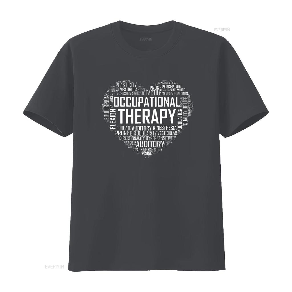 Womens OT Occupational Therapy T Shirt Therapist Month Black Medium vintage Washed Soft Versatile Stylish Top For Everyday Wear