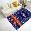 Denver Broncos Logo Floor Rug Office Rug Design For Decorate Room Hallway Outdoor Dining Room Antislip Carpet Decorate Offices Best For Christmas