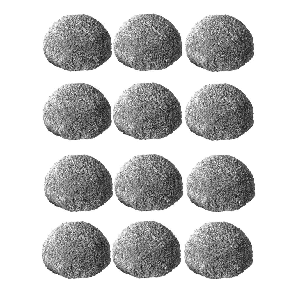 Window Cleaning Robot Cleaning Pads, Replaceable, Washable, Reusable, 12 pcs,