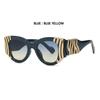 Gorgeous High-quality Sun Glasses with Latest Personality Alloy Decorations for Vintage Catwalk Trend Stylish Ladies