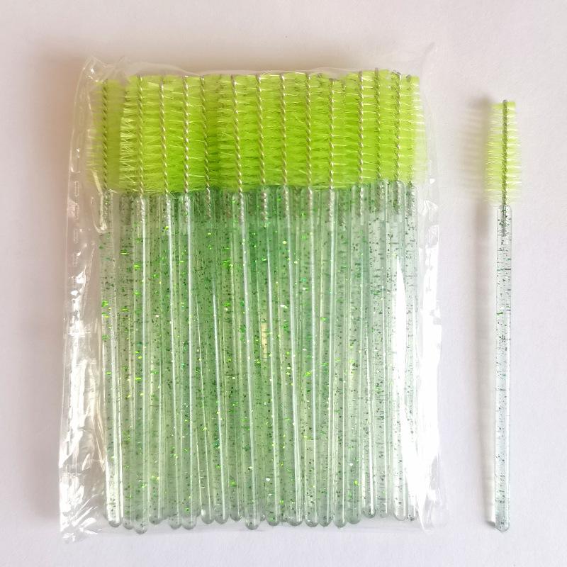 Disposable Crystal Eyelash and Eyebrow Brush for Extensions and Grafting