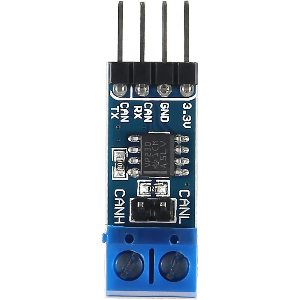 Alinan 4pcs SN65HVD230 3.3V CAN Board Connecting MCUs to CAN Network Features ESD Protection Communication Evaluation Development Board Compatible