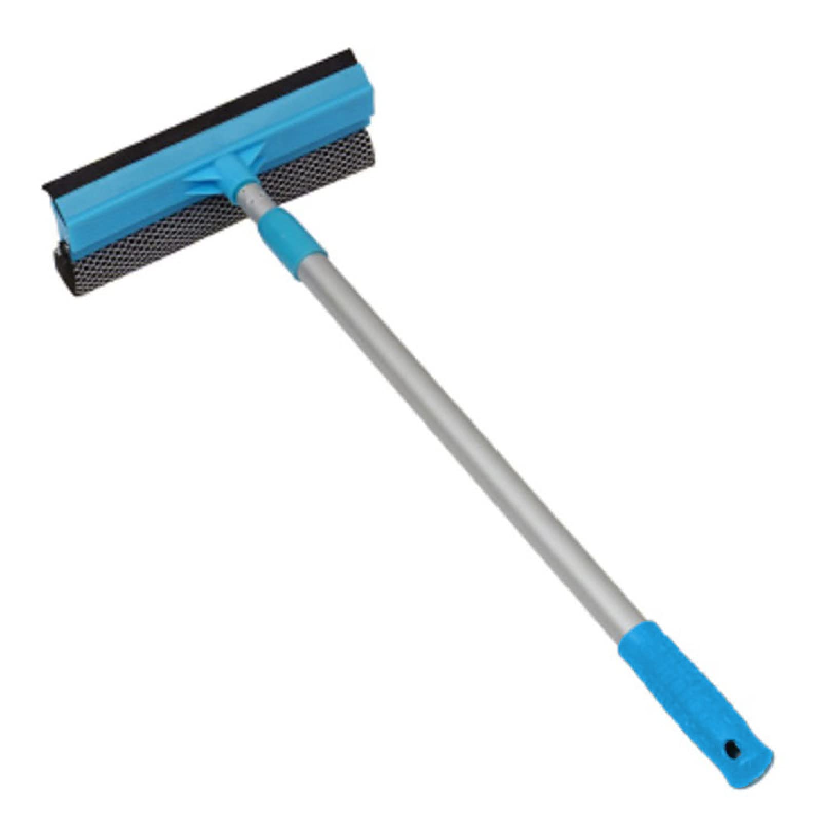 

Сгон для воды, скребок, стеклоочиститель, уборка в труднодоступных местах, средство для мытья окон, щетка для снега, выдвижной, двусторонний, для мытья стекла Saki&Masa (синий) синий