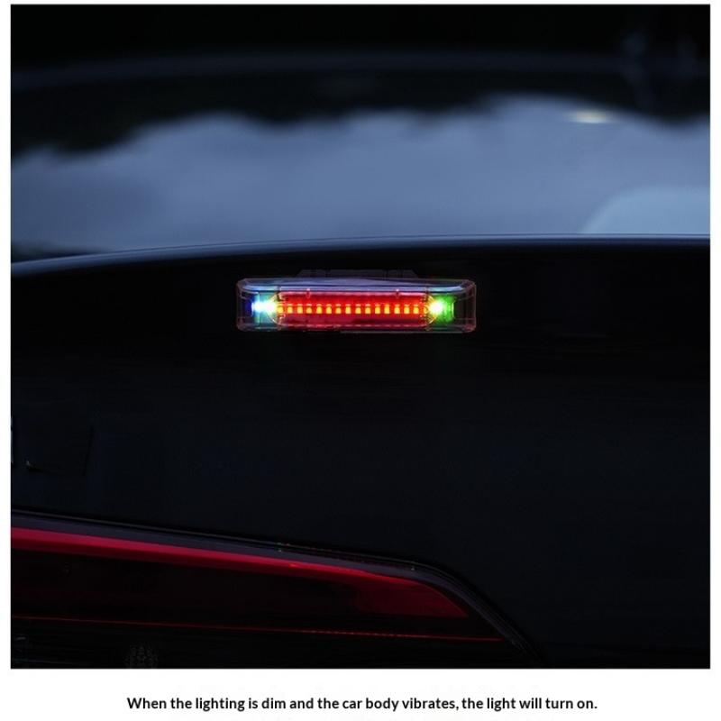 Solar Strobe Light Solar Led Tail Warning Lights Flash Lights Vehicle Strobe Lights Waterproof Anti Collision Lights For Trucks