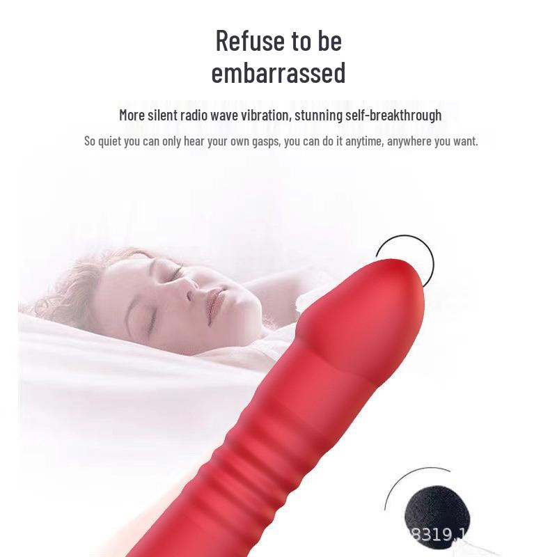 Telescopic Vibrating Wand for Women - Simulated Penis Masturbator