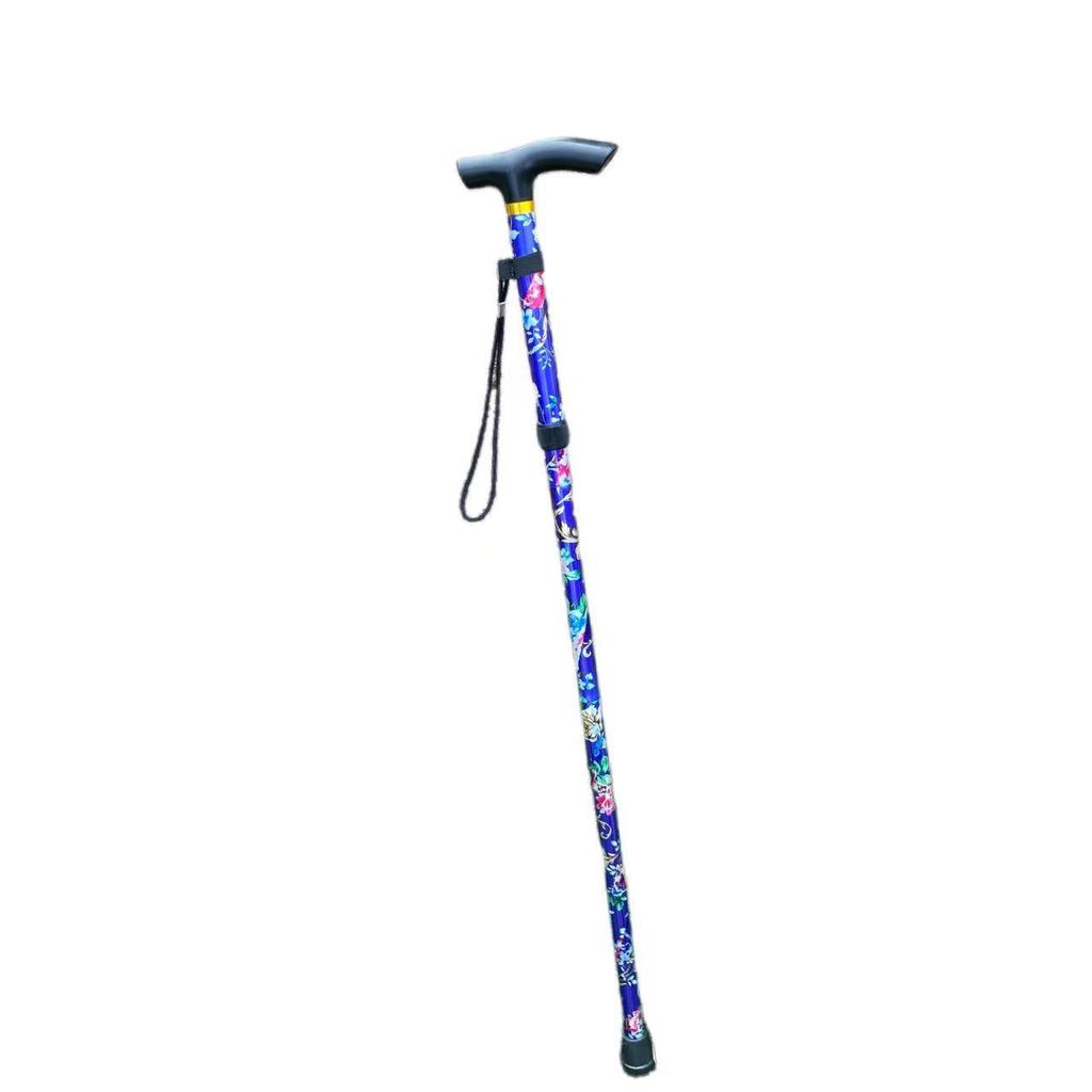 Aluminum Folding Walking Stick: Telescopic, Non-Slip Hiking Cane for Elderly Assistance