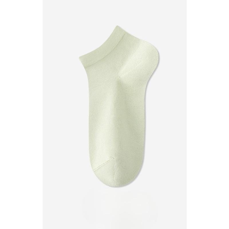 Pure Cotton Women's Spring and Autumn Boneless Antibacterial, Deodorizing and Sweat-absorbing Cotton Socks, Summer All-cotton Socks