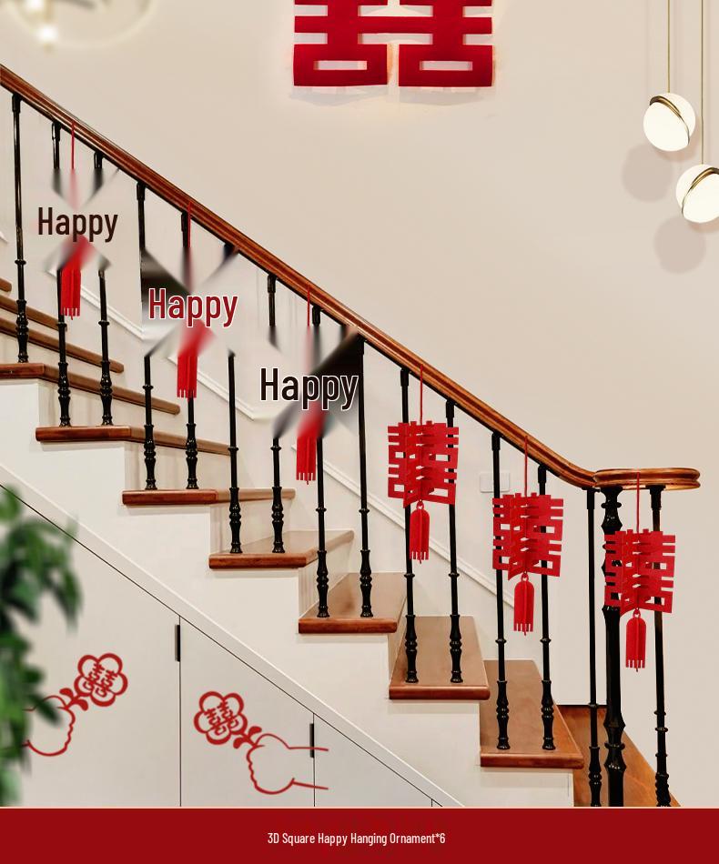 Rustic Wedding Handrail & Living Room Decor Set