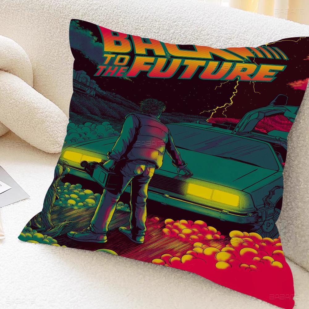 B-back To The F-future Pillowcases Home Bedding Decorative Pillow Cover Wedding Super Soft Pillow Case